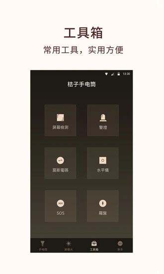 桔子手电筒app