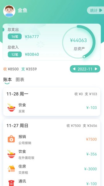 小果记账app
