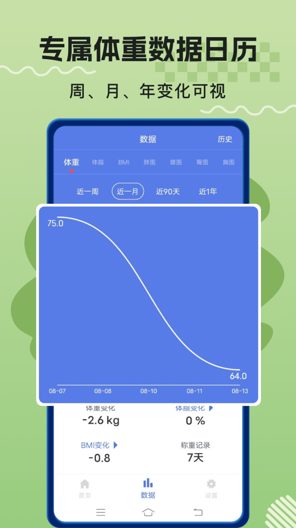 体重记录打卡app
