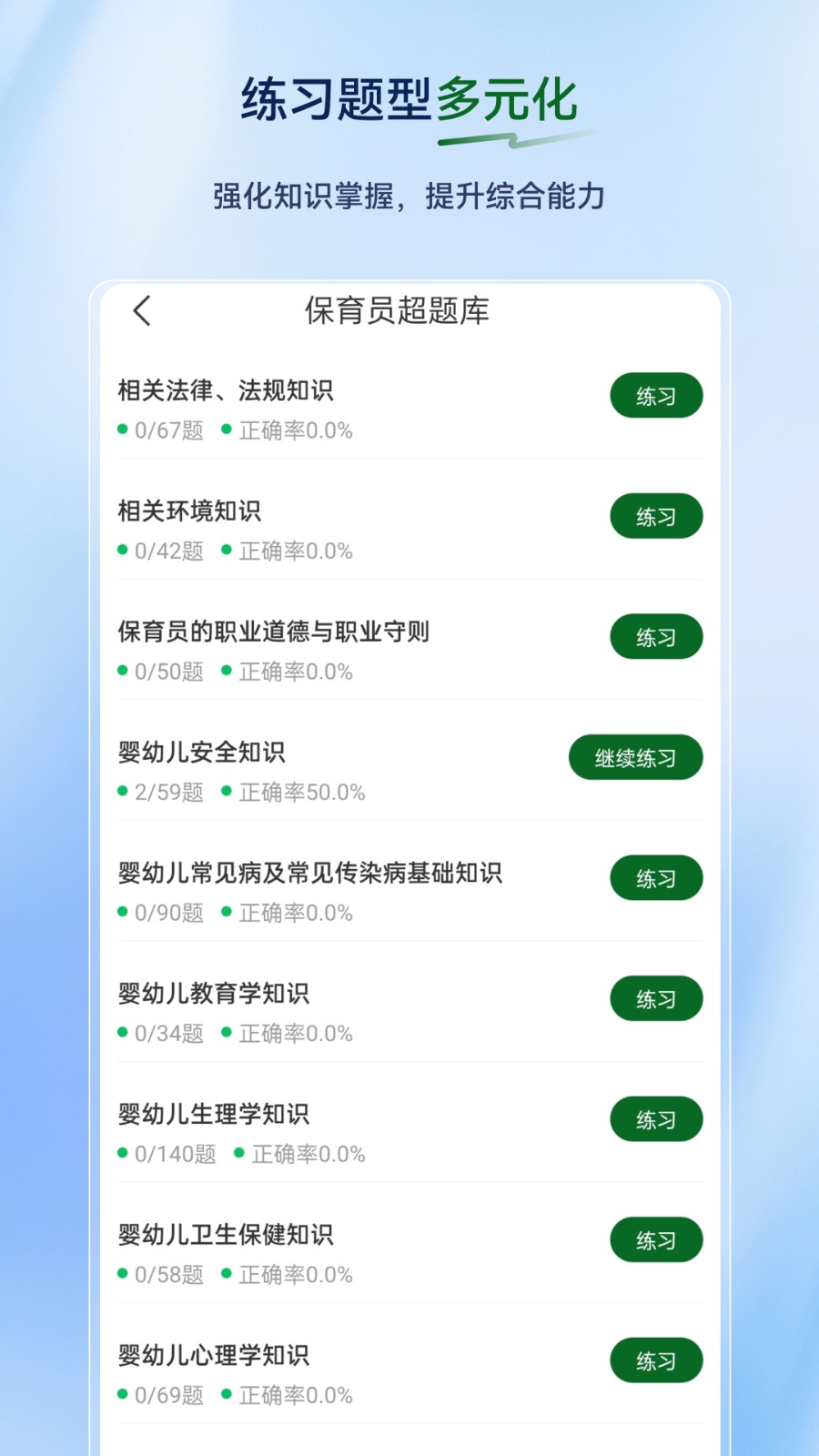 保育员超题库app